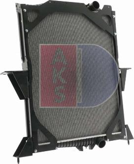 AKS Dasis 280009N - Radiator, engine cooling autospares.lv