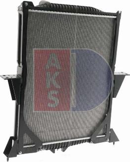 AKS Dasis 280009N - Radiator, engine cooling autospares.lv