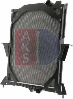 AKS Dasis 280009N - Radiator, engine cooling autospares.lv