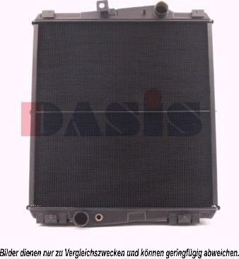 AKS Dasis 280030N - Radiator, engine cooling autospares.lv