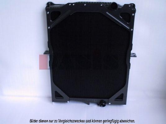 AKS Dasis 280100N - Radiator, engine cooling autospares.lv