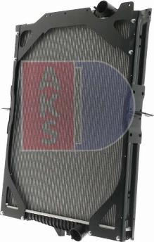 AKS Dasis 280100N - Radiator, engine cooling autospares.lv