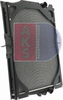 AKS Dasis 280100N - Radiator, engine cooling autospares.lv