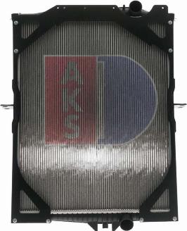 AKS Dasis 280100N - Radiator, engine cooling autospares.lv