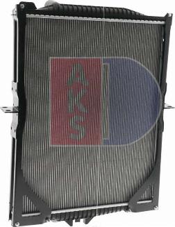 AKS Dasis 280100N - Radiator, engine cooling autospares.lv