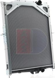 AKS Dasis 280100X - Radiator, engine cooling autospares.lv