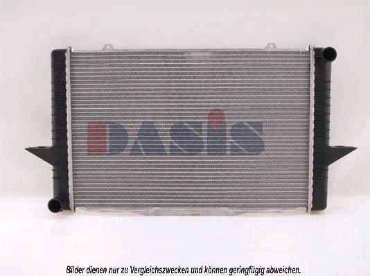 AKS Dasis 220510N - Radiator, engine cooling autospares.lv