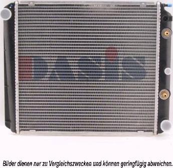 AKS Dasis 220600N - Radiator, engine cooling autospares.lv