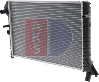 AKS Dasis 220050N - Radiator, engine cooling autospares.lv