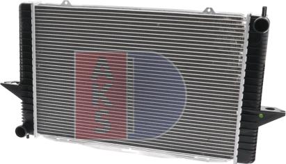 AKS Dasis 220003N - Radiator, engine cooling autospares.lv