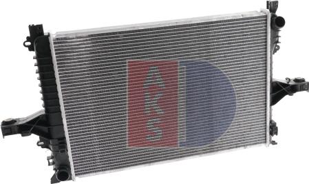 AKS Dasis 220025N - Radiator, engine cooling autospares.lv