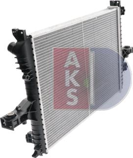 AKS Dasis 220025N - Radiator, engine cooling autospares.lv