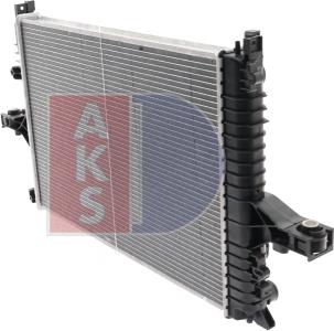 AKS Dasis 220025N - Radiator, engine cooling autospares.lv