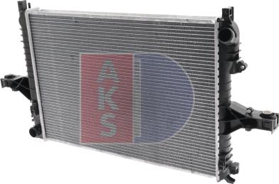 AKS Dasis 220025N - Radiator, engine cooling autospares.lv