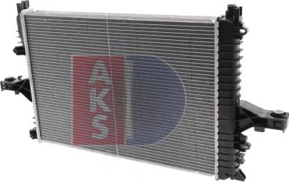 AKS Dasis 220025N - Radiator, engine cooling autospares.lv