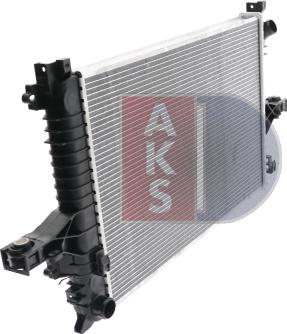 AKS Dasis 220025N - Radiator, engine cooling autospares.lv