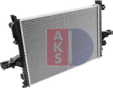 AKS Dasis 220025N - Radiator, engine cooling autospares.lv