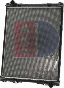 AKS Dasis 270003N - Radiator, engine cooling autospares.lv