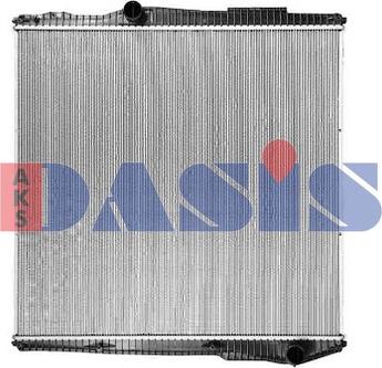 AKS Dasis 270014S - Radiator, engine cooling autospares.lv