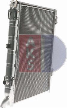 AKS Dasis 270080N - Radiator, engine cooling autospares.lv