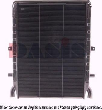 AKS Dasis 270080N - Radiator, engine cooling autospares.lv