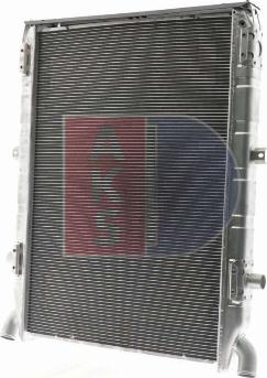 AKS Dasis 270080N - Radiator, engine cooling autospares.lv