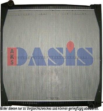 AKS Dasis 270070N - Radiator, engine cooling autospares.lv