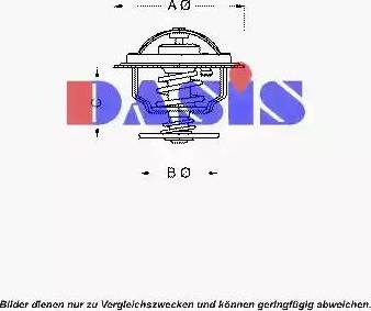 AKS Dasis 750983N - Coolant thermostat / housing autospares.lv