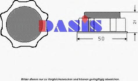 AKS Dasis 751662N - Sealing Cap, radiator autospares.lv