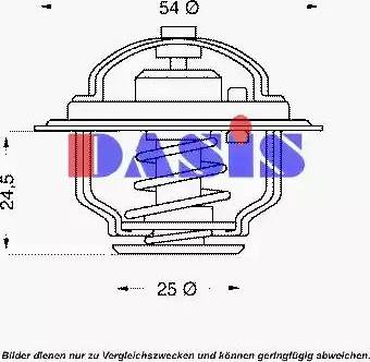 AKS Dasis 751853N - Coolant thermostat / housing autospares.lv