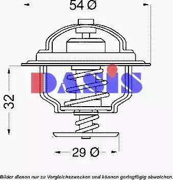 AKS Dasis 751889N - Coolant thermostat / housing autospares.lv