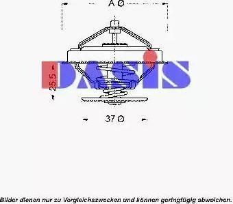 AKS Dasis 751875N - Coolant thermostat / housing autospares.lv