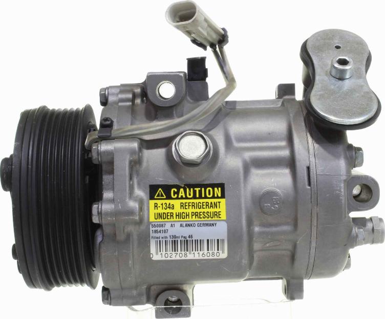 Alanko 10550087 - Compressor, air conditioning autospares.lv