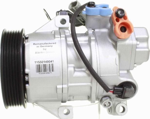 Alanko 10550149 - Compressor, air conditioning autospares.lv