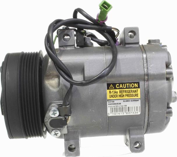 Alanko 10550168 - Compressor, air conditioning autospares.lv