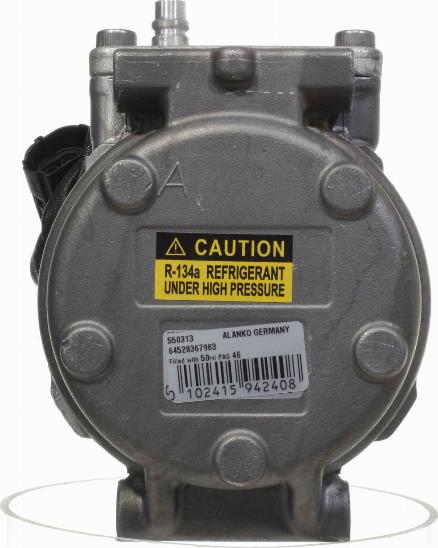 Alanko 10550313 - Compressor, air conditioning autospares.lv