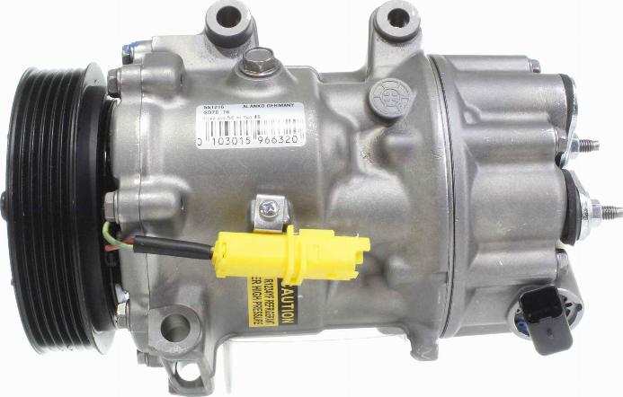 Alanko 10551216 - Compressor, air conditioning autospares.lv