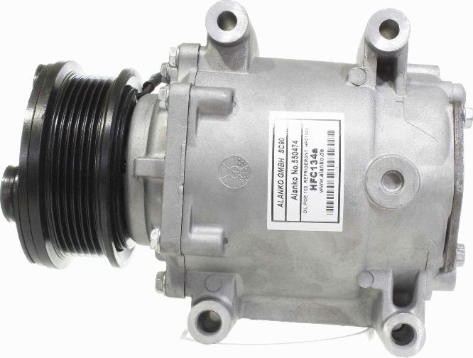 Alanko 10551235 - Compressor, air conditioning autospares.lv