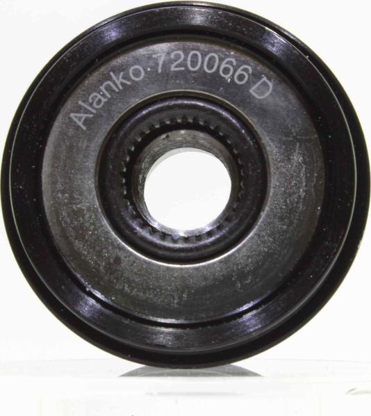 Alanko 10720066 - Pulley, alternator, freewheel clutch autospares.lv