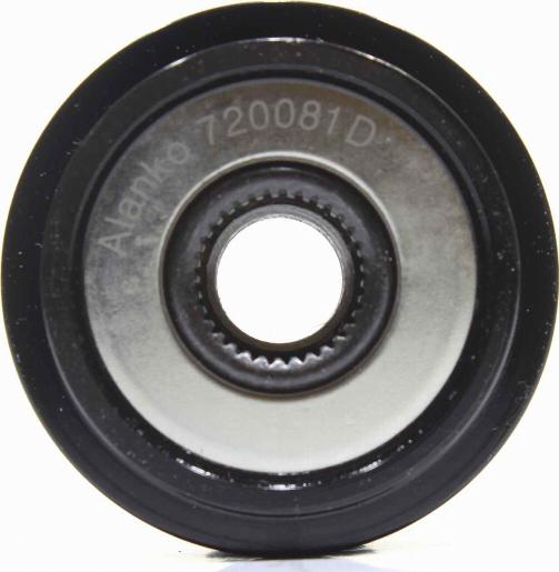 Alanko 10720081 - Pulley, alternator, freewheel clutch autospares.lv