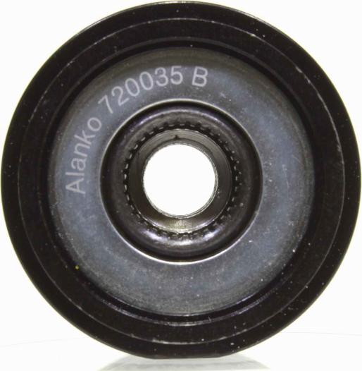 Alanko 10720035 - Pulley, alternator, freewheel clutch autospares.lv