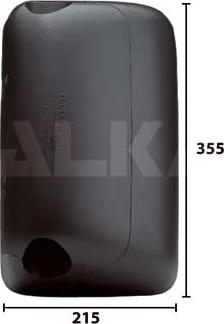 Alkar 9406247 - Outside Mirror, driver cab autospares.lv