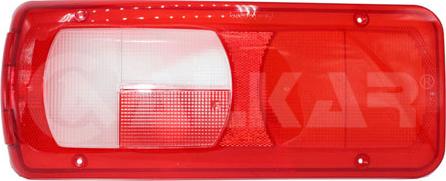 Alkar 9722189 - Lens, combination rearlight autospares.lv