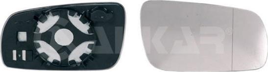 Alkar 6402521 - Mirror Glass, outside mirror autospares.lv