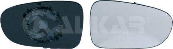 Alkar 6402130 - Mirror Glass, outside mirror autospares.lv