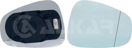 Alkar 6412464 - Mirror Glass, outside mirror autospares.lv