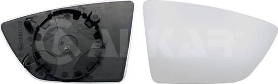 Alkar 6434807 - Mirror Glass, outside mirror autospares.lv