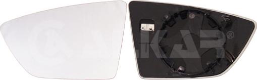 Alkar 6431807 - Mirror Glass, outside mirror autospares.lv