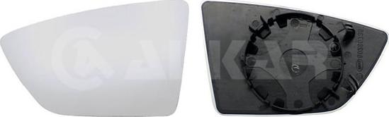 Alkar 6433807 - Mirror Glass, outside mirror autospares.lv