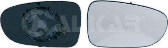 Alkar 6432130 - Mirror Glass, outside mirror autospares.lv